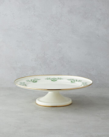 Green Dream Emaye Kek Standı 31 cm Yeşil