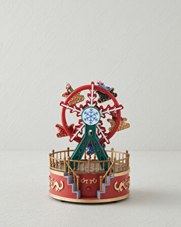 Sky Way Müzik Kutusu 13x13x18.5 cm Kırmızı