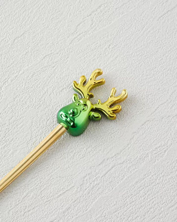 Joyduo Paslanmaz Çelik Tatlı Kaşığı 2 Parça Gold