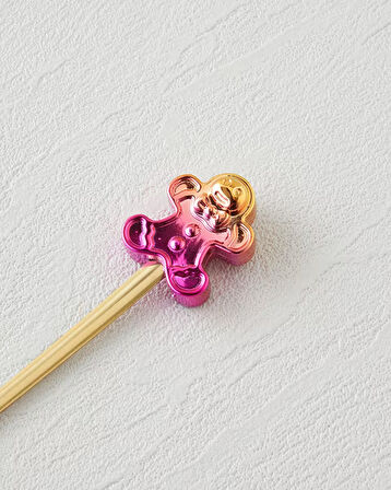 Joyduo Paslanmaz Çelik Tatlı Kaşığı 2 Parça Gold