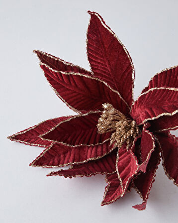 Audrey Tek Dal Yapay Çiçek 25 cm Kırmızı