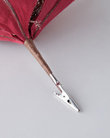 Aura Tek Dal Yapay Çiçek 25 cm Kırmızı