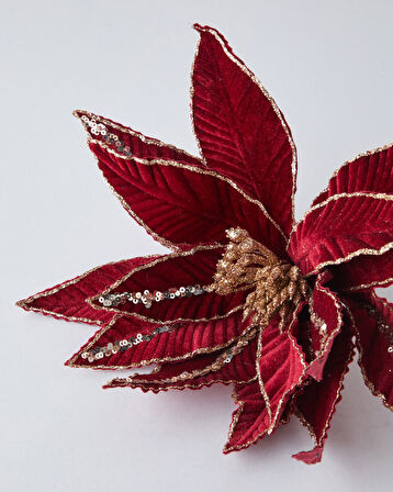 Bella Tek Dal Yapay Çiçek 25 cm Kırmızı