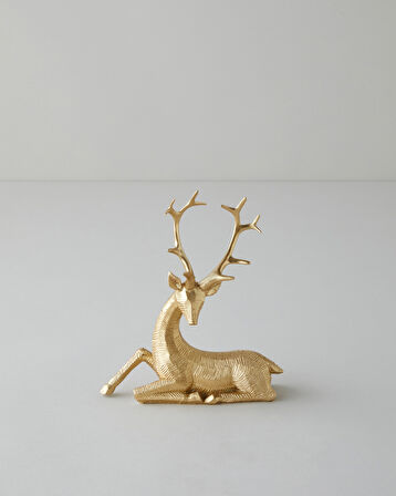 Deer Biblo 16,5 cm Gold