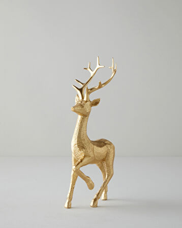 Deer Biblo 21 cm Gold