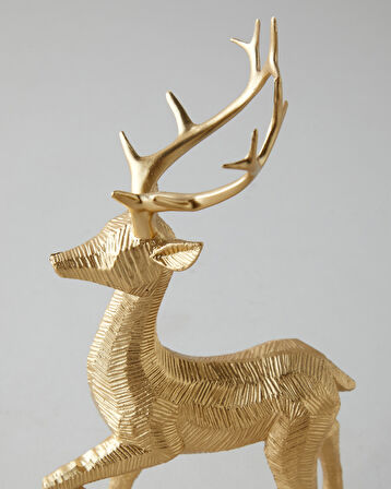Deer Biblo 21 cm Gold