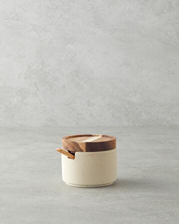 Mara Dolomite 3'lü Baharatlik 27x9 cm Bej