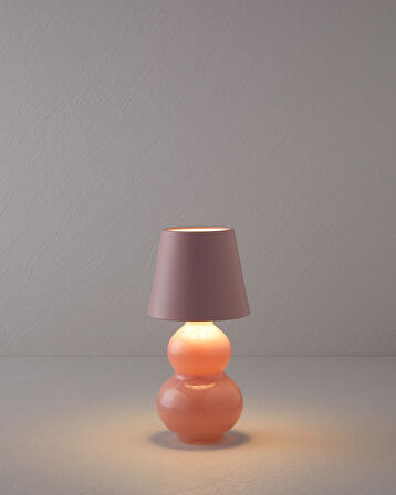 Sweet Abajur 23 cm Pembe