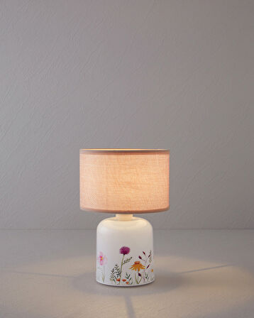 Tessa Abajur 23 cm Beyaz