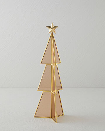 Asya Metal Dekoratif Obje 30,5 cm Gold