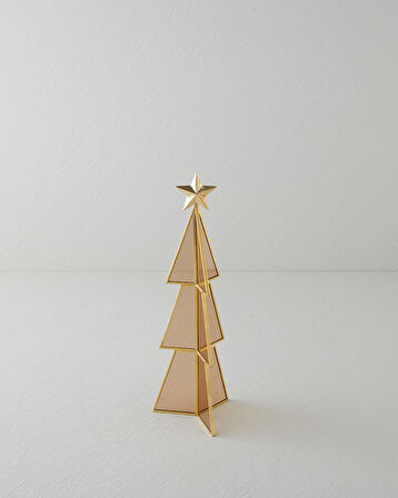 Asya Metal Dekoratif Obje 30,5 cm Gold