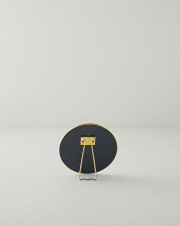 Avin Metal Ayna 15 cm Gold