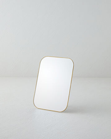 Calida Metal Ayna 22 cm Gold