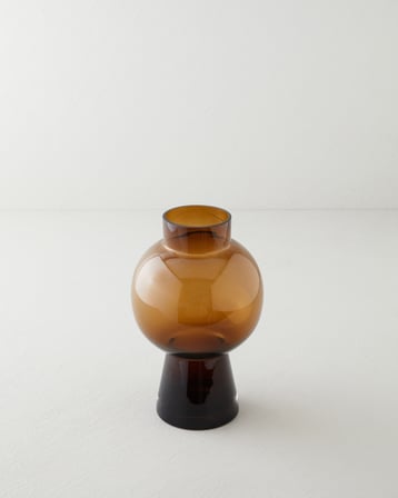 Adara Cam Vazo 27 cm Amber