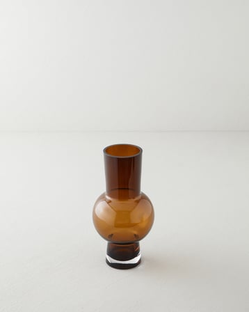 Adara Cam Vazo 25 cm Amber