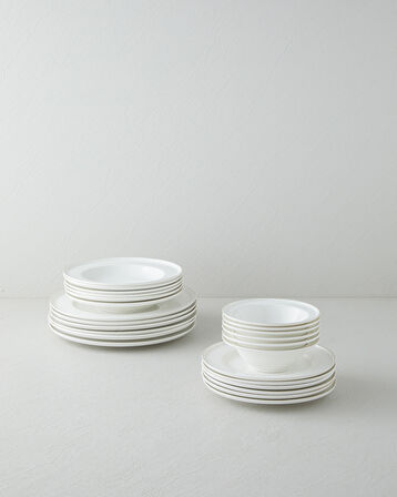 Savanna Bone Porselen Yemek Takımı 24 Parça 6 Kişilik Gold