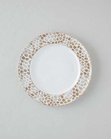 Tierra Bone Porselen Yemek Takımı 24 Parça 6 Kişilik Kahverengi