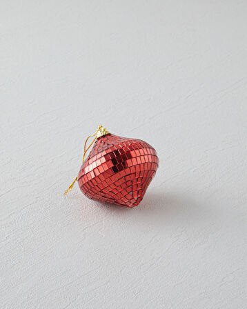 Anica Yılbaşı Ağaç Süsü 7 cm Kırmızı