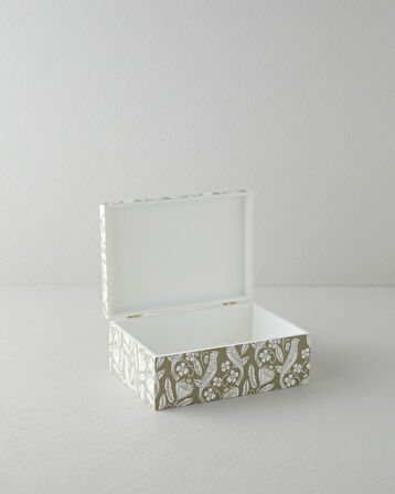 Bona Dekoratif Kutu 9,5 cm Bej