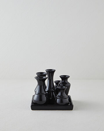 Kayle Dekoratif Obje 13 cm Siyah