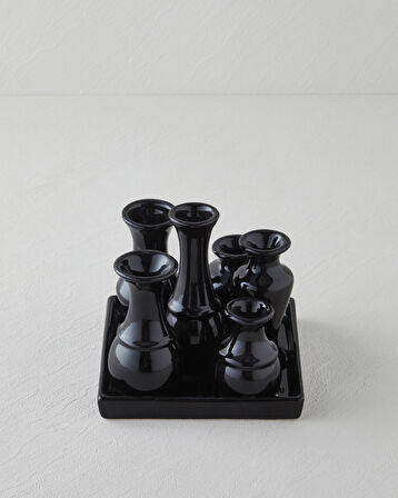 Kayle Dekoratif Obje 13 cm Siyah