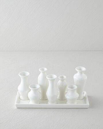 Kelsey Dekoratif Obje 14,5 cm Beyaz