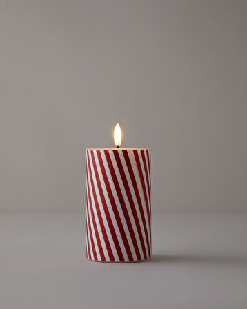 Laces Dekoratif Aydınlatma 12 cm Kırmızı - Beyaz