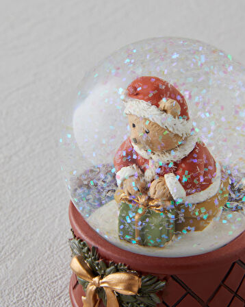 Beryl Müzik Kutusu 8,5 cm Kırmızı