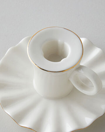 Dessa Mumluk 6,5 cm Beyaz