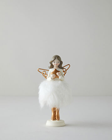 Ballerina Biblo 18 cm Beyaz