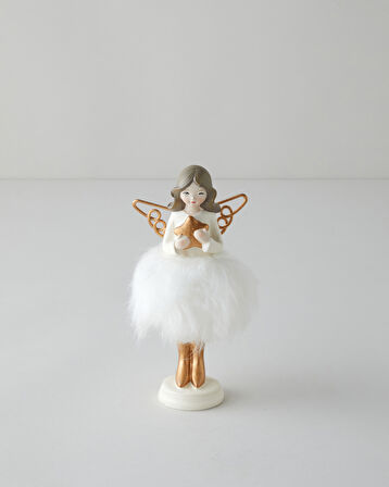 Ballerina Biblo 18 cm Beyaz