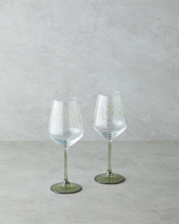 Sprosse Cam 2'li Kadeh 350 ml Yeşil