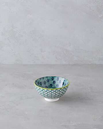 Plantopia Porselen Çerezlik 11 cm Koyu Yeşil