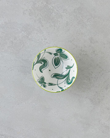 Plantopia Porselen Çerezlik 11 cm Yeşil