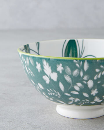 Plantopia Porselen Çerezlik 11 cm Yeşil