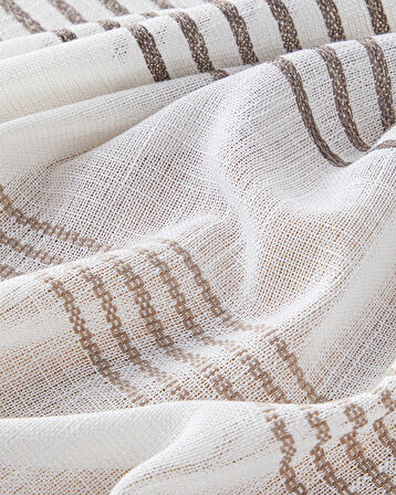 Pecan Polyester Masa Örtüsü 145x200 cm Bej-Kahverengi