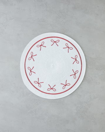 Solina 2'li Amerikan Servis 38 cm Kırmızı - Beyaz