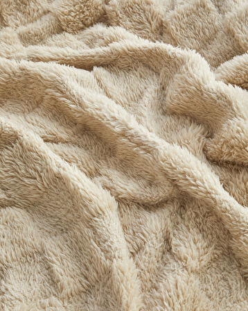 Fancy  Square Koltuk Şalı 120x160 cm Bej