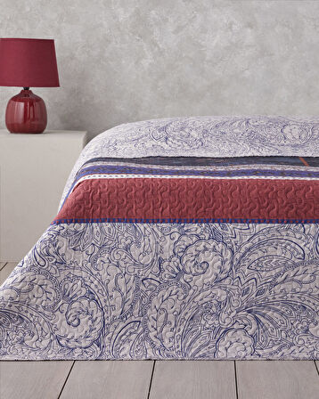 Flora Drape Tek Kişilik Çok Amaçlı Örtü 160x220 cm Yeşil