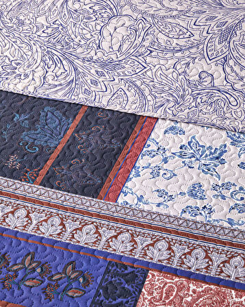 Flora Drape Çift Kişilik Çok Amaçlı Örtü 200x220 cm Yeşil