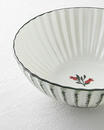 Etna Seramik Kase 23 cm Kırmızı