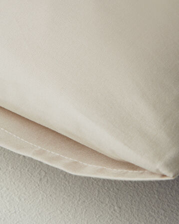 Novella Premium Soft Cotton 2'li Yastık Kılıfı 50x70 cm Krem
