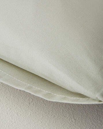 Novella Premium Soft Cotton 2'li Yastık Kılıfı 50x70 cm Açık Yeşil