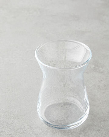 Velin Cam 6'lı Çay Bardağı 132 ml Şeffaf