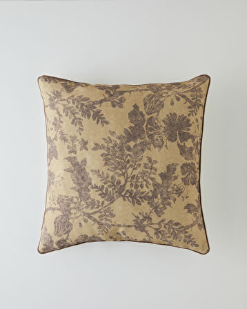 Sacha Kırlent Kılıfı 45x45 cm Kahve