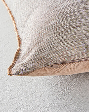 Carolie Dekoratif Kırlent 45x45 cm Bronz