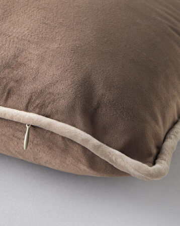 Mocha Dekoratif Kırlent 45x45 cm Acı Kahve