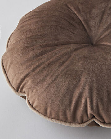 Lineta Dekoratif Kırlent 40x40 cm Kahve