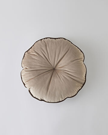 Lineta Dekoratif Kırlent 40x40 cm Açık Kahverengi