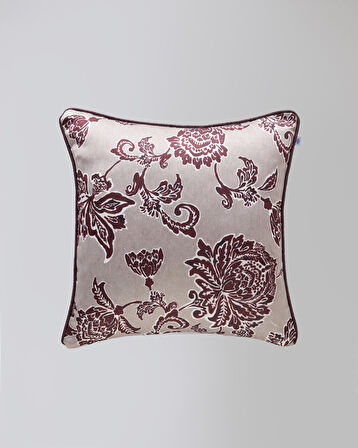 Verdant Kırlent Kılıfı 45x45 cm Bordo